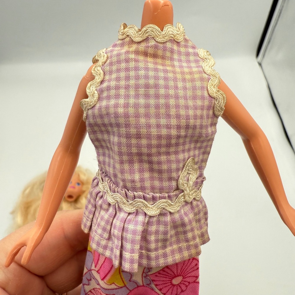 1987 Mattel Skipper Doll (Detached Head) + Vtg Japan Tagged Top, Skirt & Sandals - Picture 2 of 14